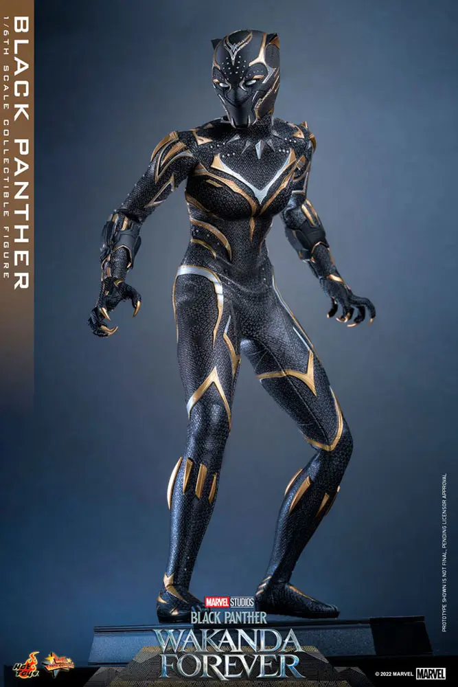 Black Panther: Wakanda Forever Movie Masterpiece Figurina de Acțiune 1/6 Black Panther 28 cm poza produsului