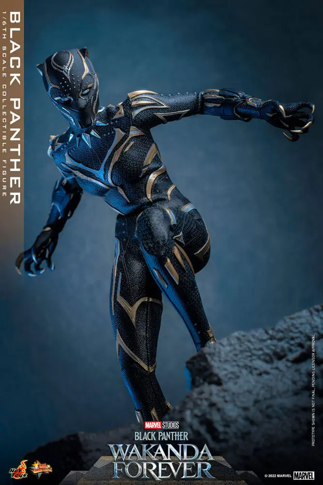 Black Panther: Wakanda Forever Movie Masterpiece Figurina de Acțiune 1/6 Black Panther 28 cm poza produsului