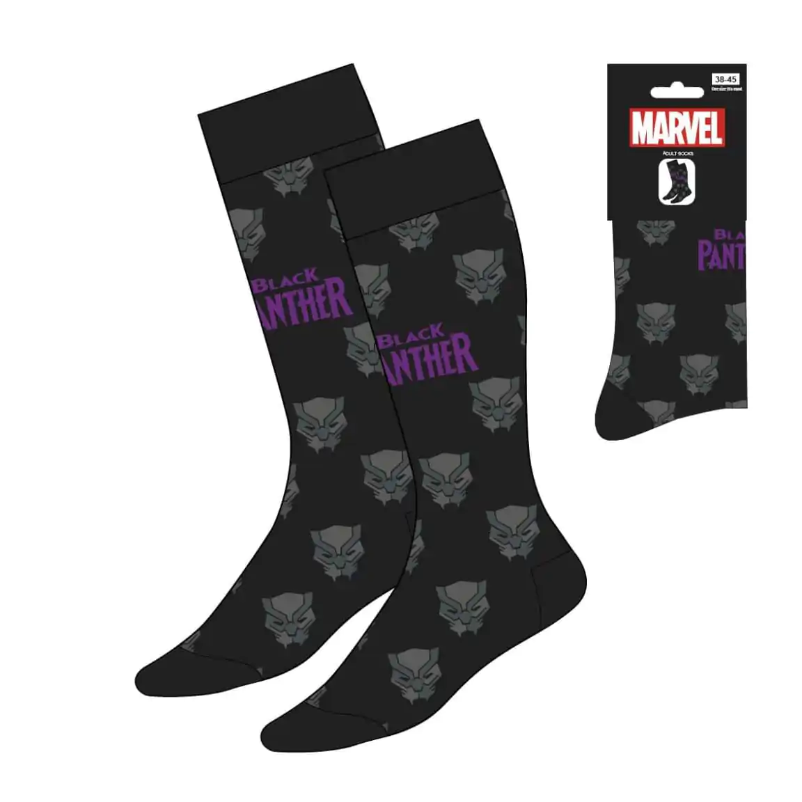 Șosete Black Panther Black Panther 38-45 poza produsului