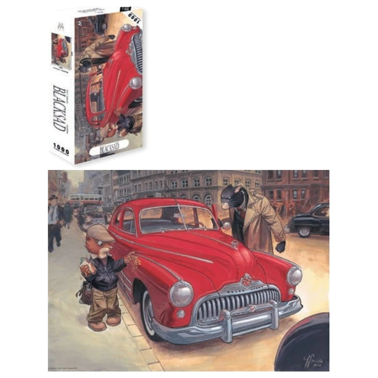 Blacksad 2 puzzle (1000 de piese) poza produsului