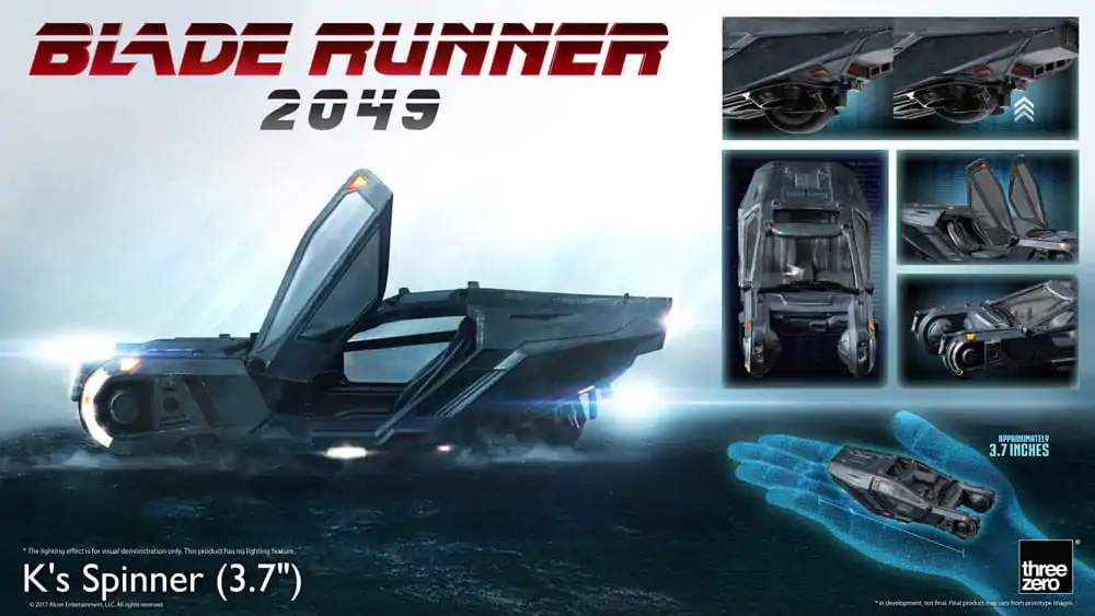 Blade Runner 2049 Vehicul Spinner al lui K 10 cm poza produsului