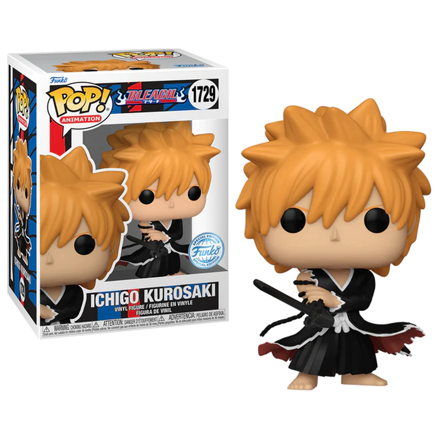 BLEACH Funko POP figurina Animatie Ichigo Kurosaki poza produsului
