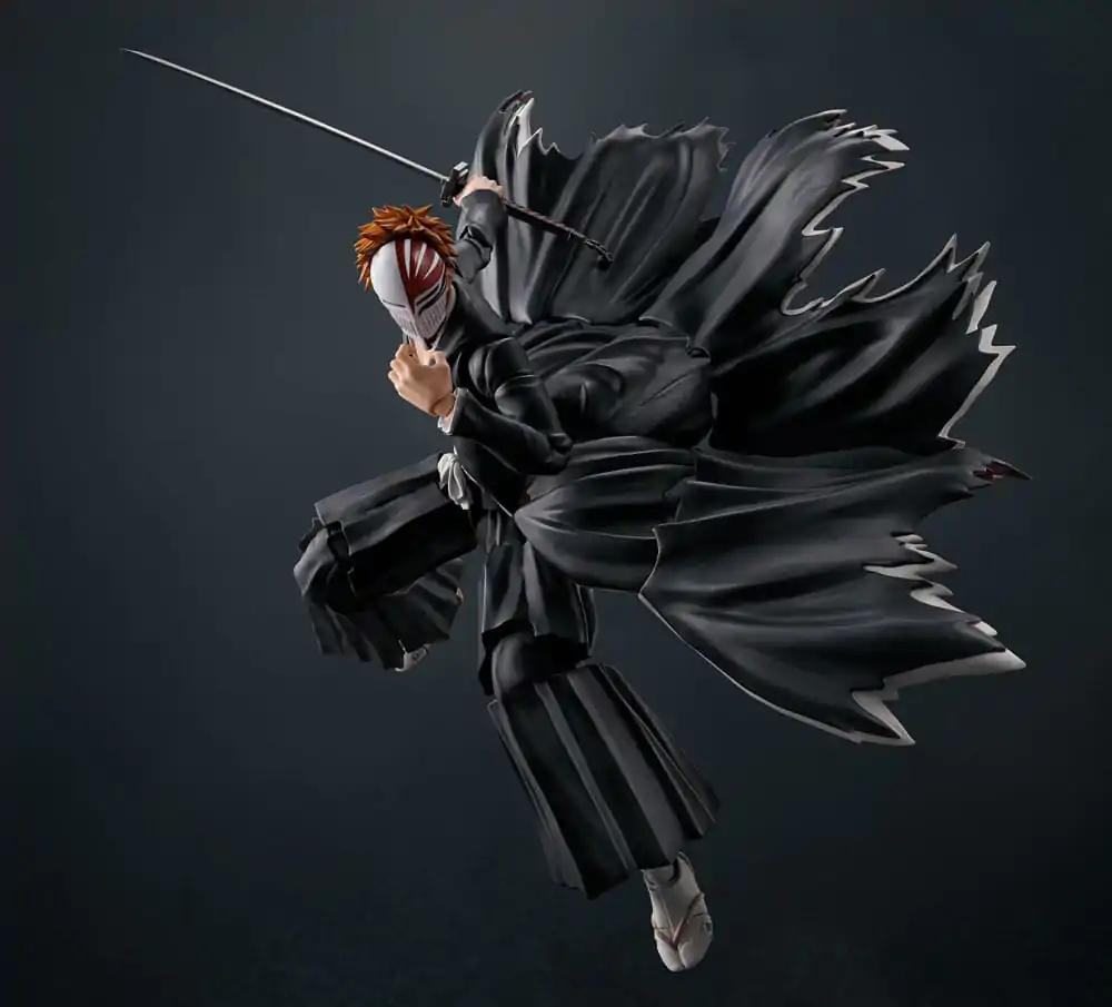 Bleach S.H. Figuarts Figurina de acțiune Ichigo Kurosaki Getsugatensho 15 cm poza produsului