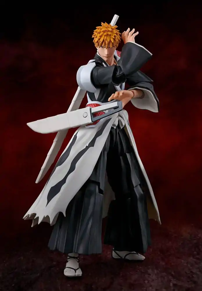 Bleach: Thousand-Year Blood War S.H. Figuarts figurină de acțiune Ichigo Kurosaki Dual Zangetsu 16 cm poza produsului