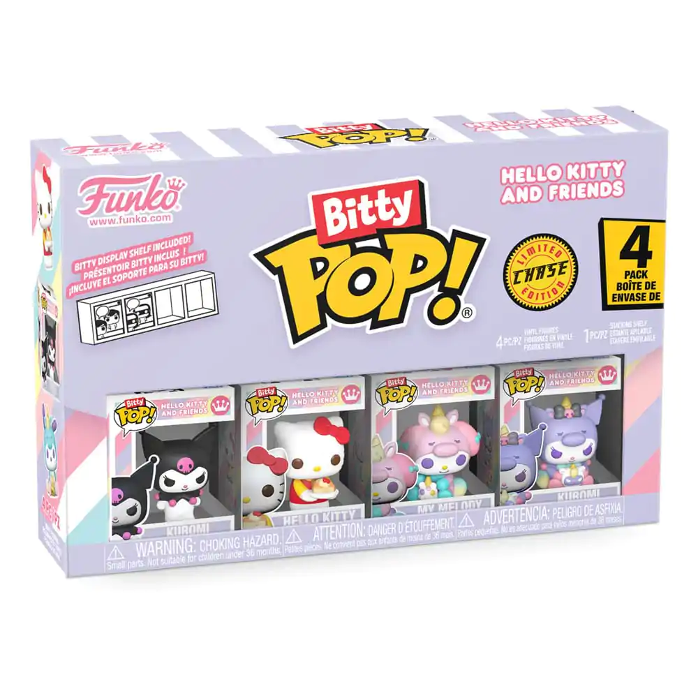 Set 4 Figurine de vinil Bitty Funko POP Hello Kitty and Friends Kuromi poza produsului