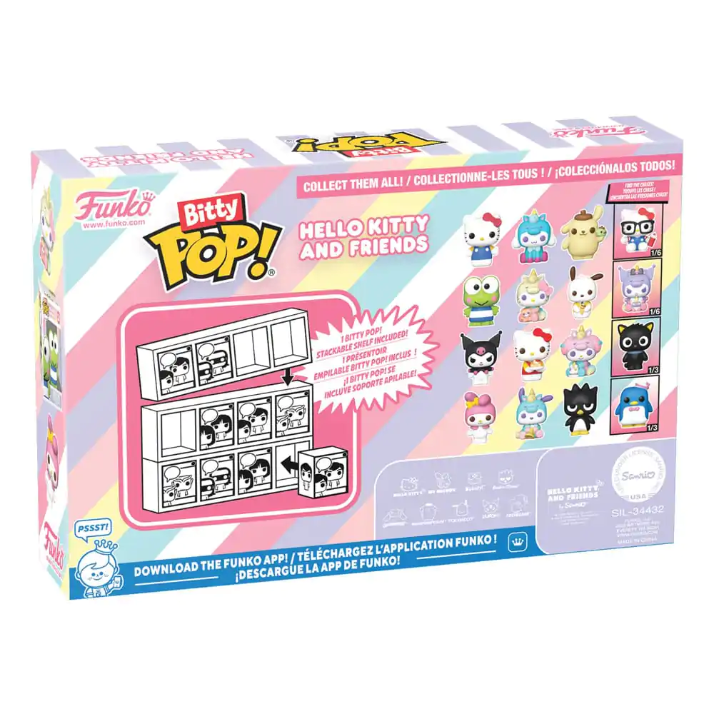 Set 4 Figurine de vinil Bitty Funko POP Hello Kitty and Friends Kuromi poza produsului