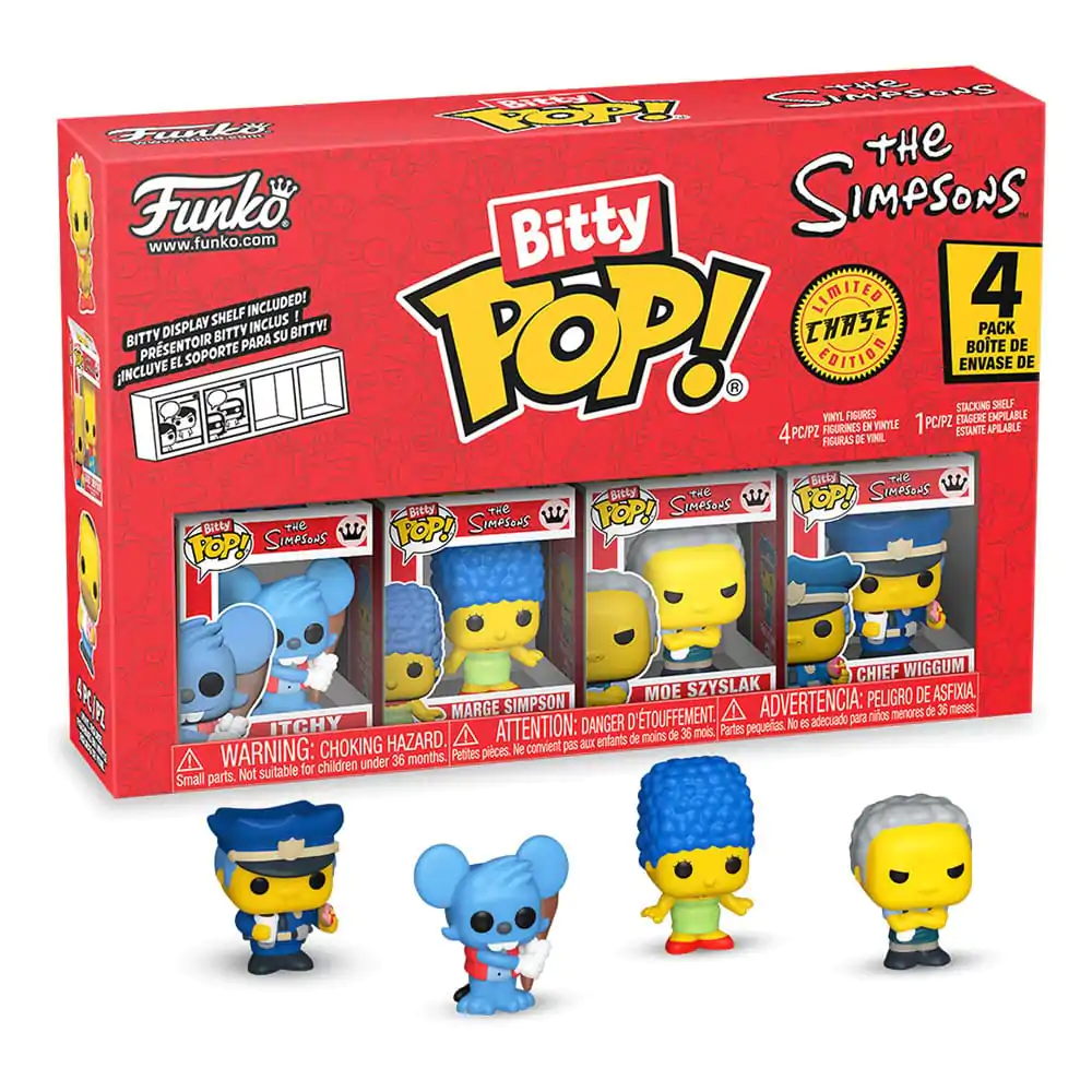 Bitty Funko POP The Simpsons Figurină de vinil Set 4 Itchy poza produsului