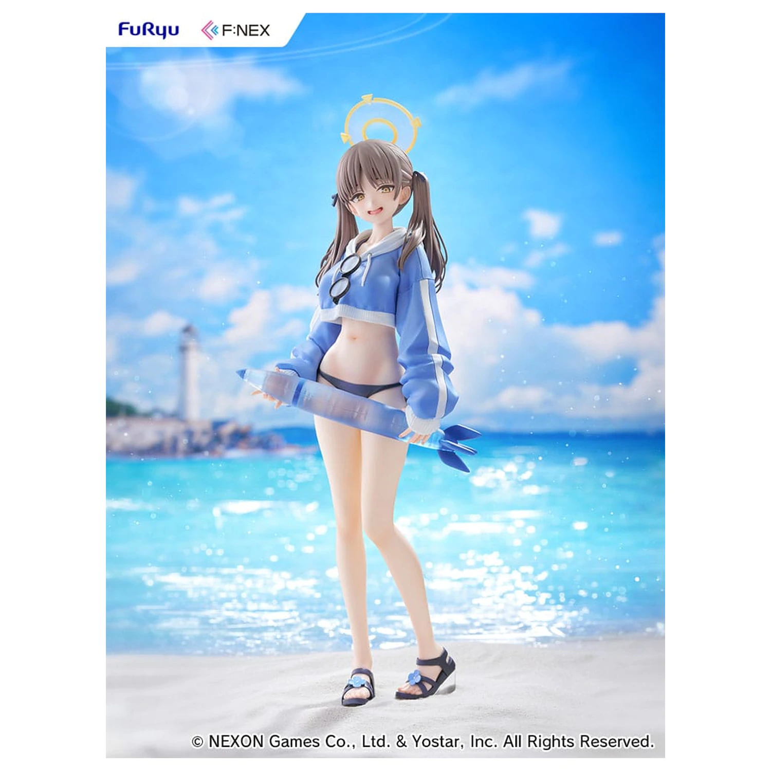 Blue Archiv F:Nex PVC Statuie 1/7 Moe (Costum de baie) 27 cm poza produsului