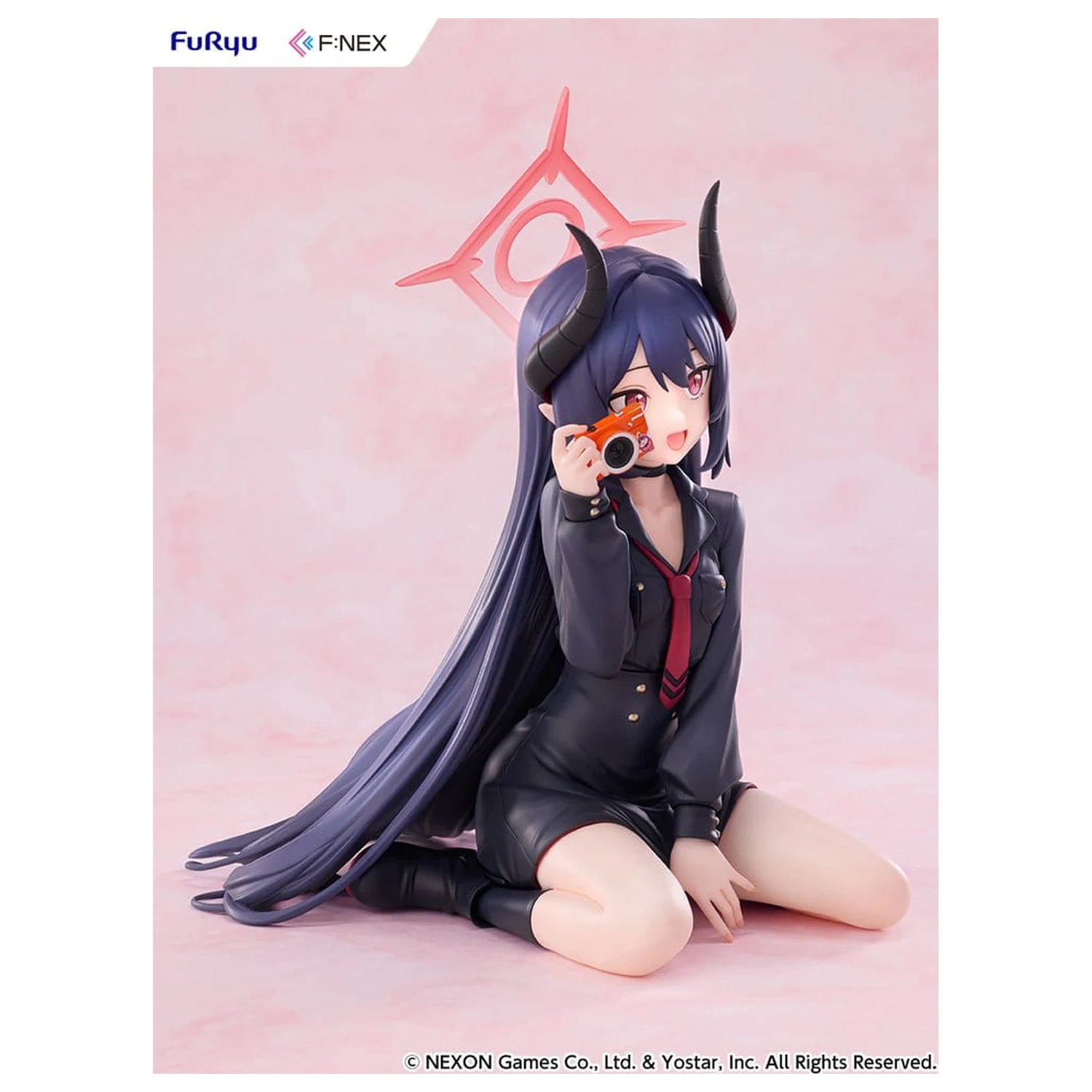 Blue Archive F:NEX Figura PVC 1/7 Chiaki Memorial lobby Ver. 38 cm poza produsului