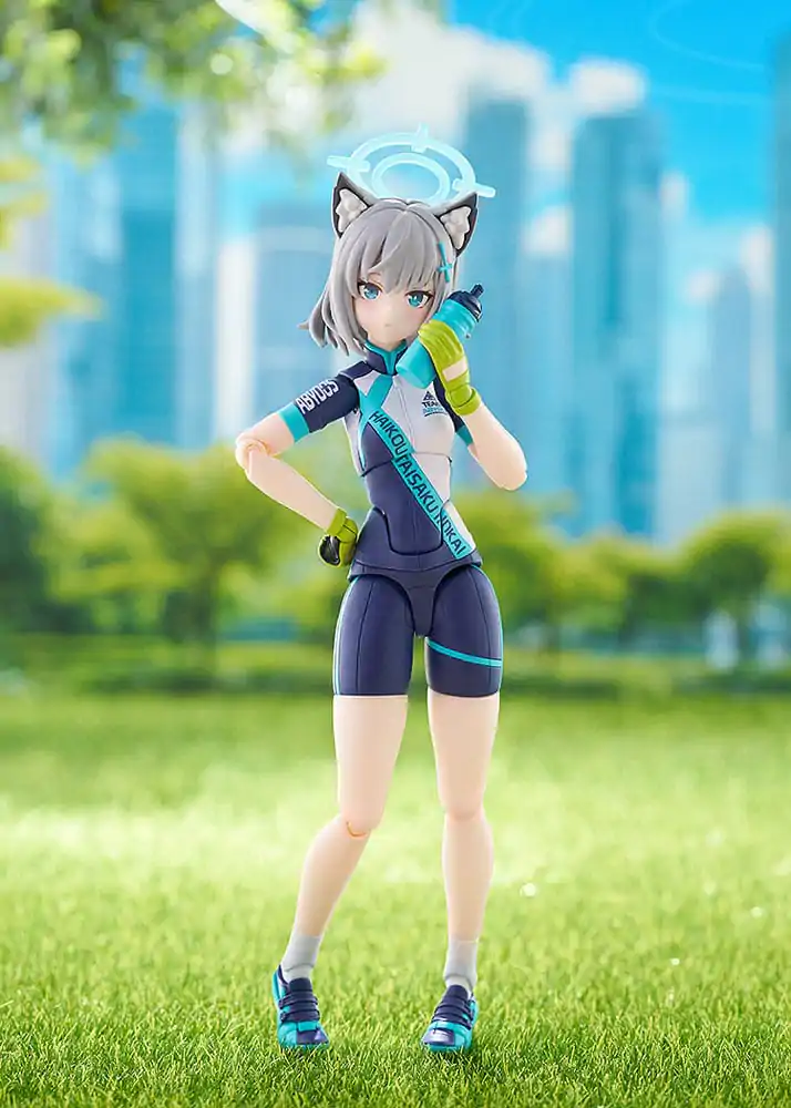 Blue Archive Figma figurină de acțiune Shiroko Sunaookami Ciclism 15 cm poza produsului