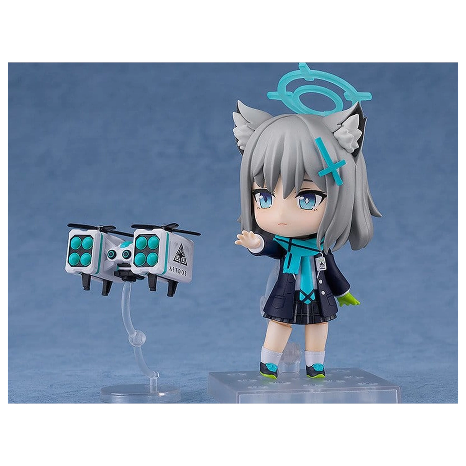 Blue Archive Nendoroid Figurina de acțiune Shiroko Sunaookami (re-run) 10 cm poza produsului