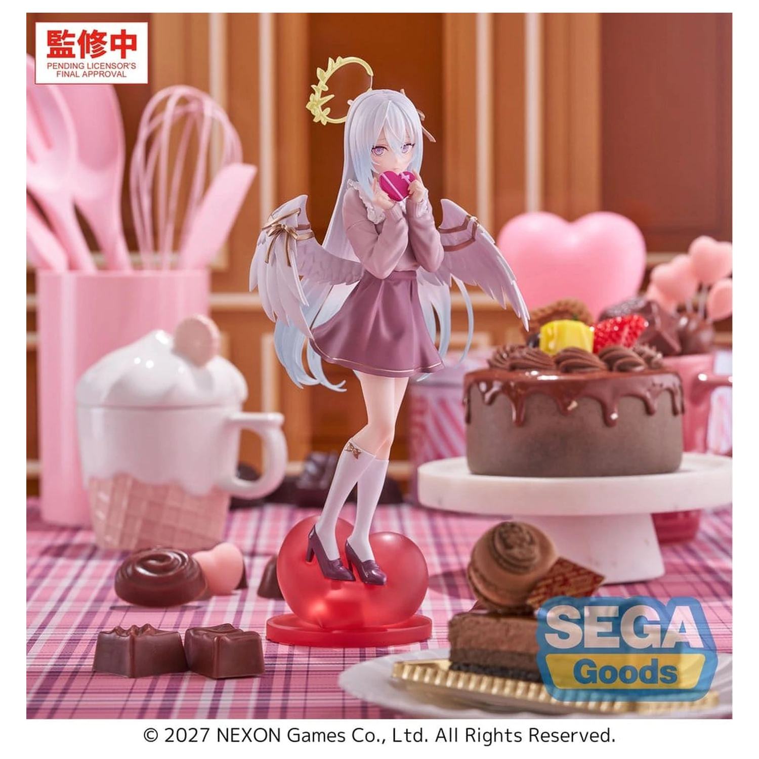 Blue Archive XStellar PVC Figurina Azusa Happy Valentine!! 21 cm poza produsului