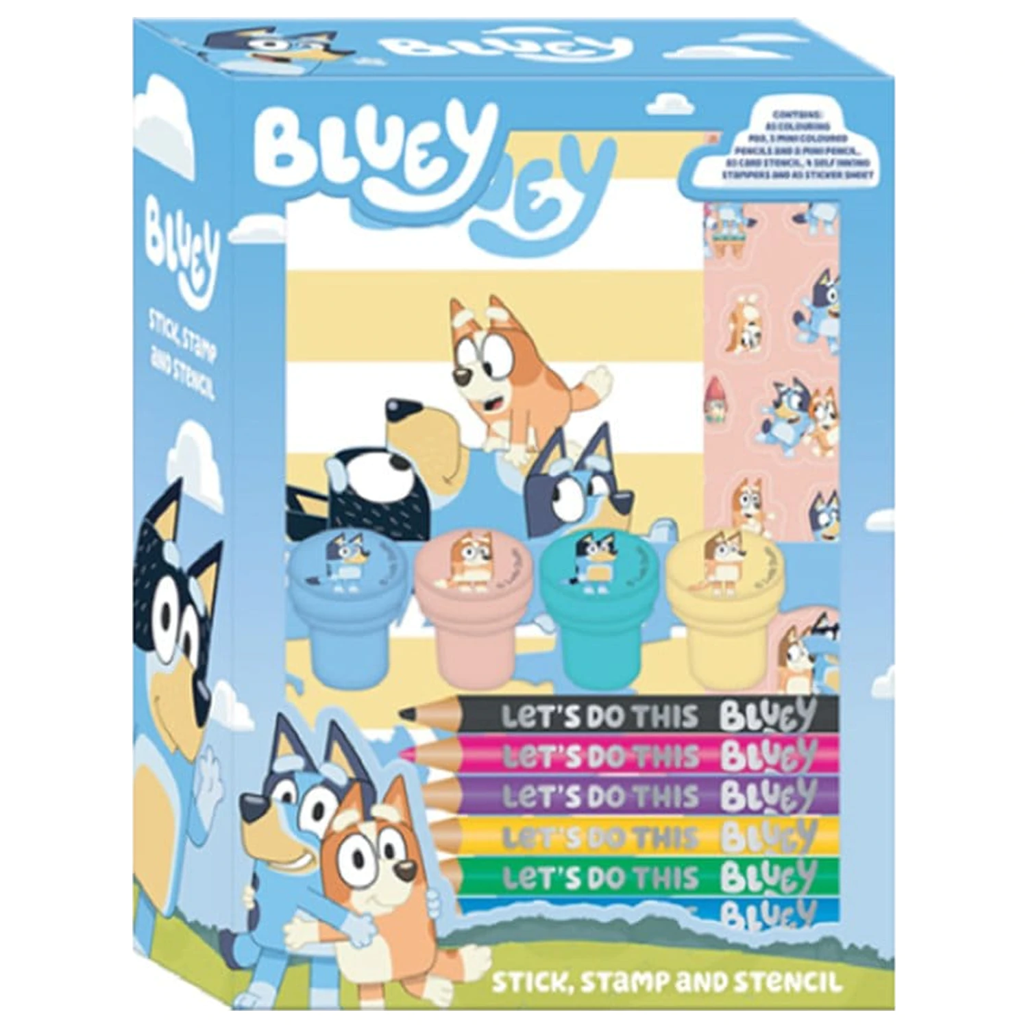 Bluey Set de colorat creativ 14 piese poza produsului
