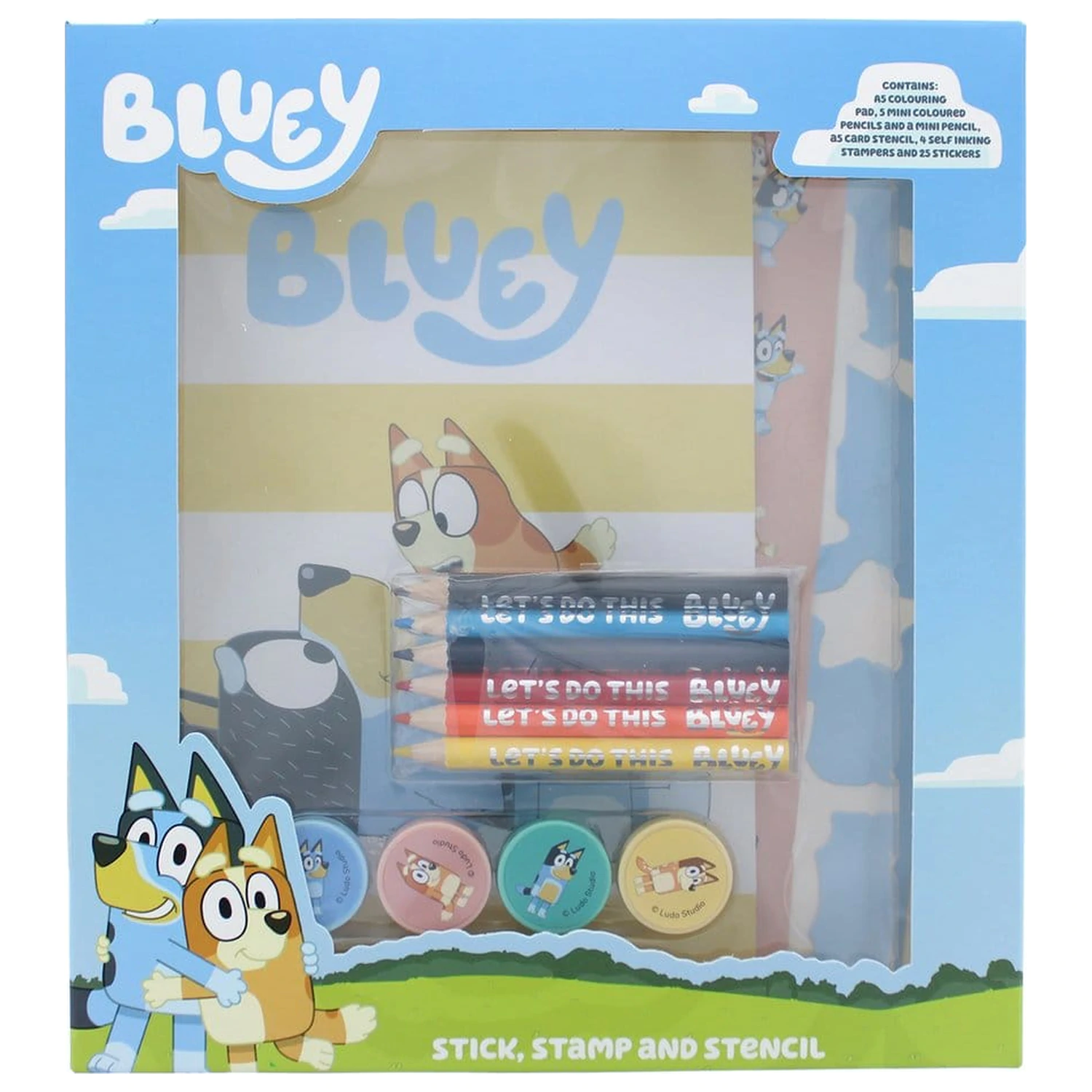 Bluey Set de colorat creativ 14 piese poza produsului