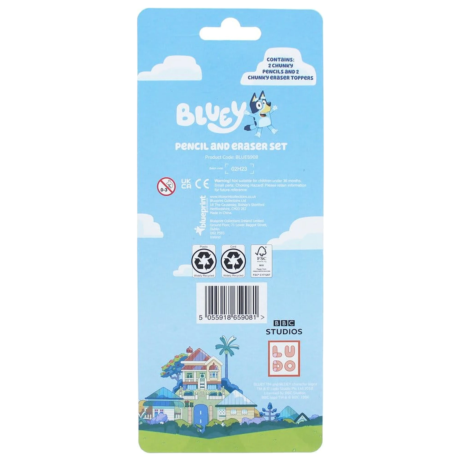 Bluey Set de papetarie din 4 piese poza produsului
