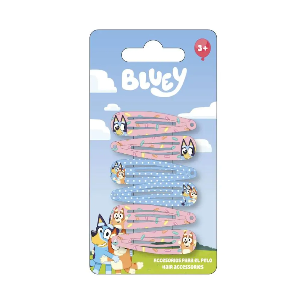 Bluey Set 6 agrafe de păr poza produsului