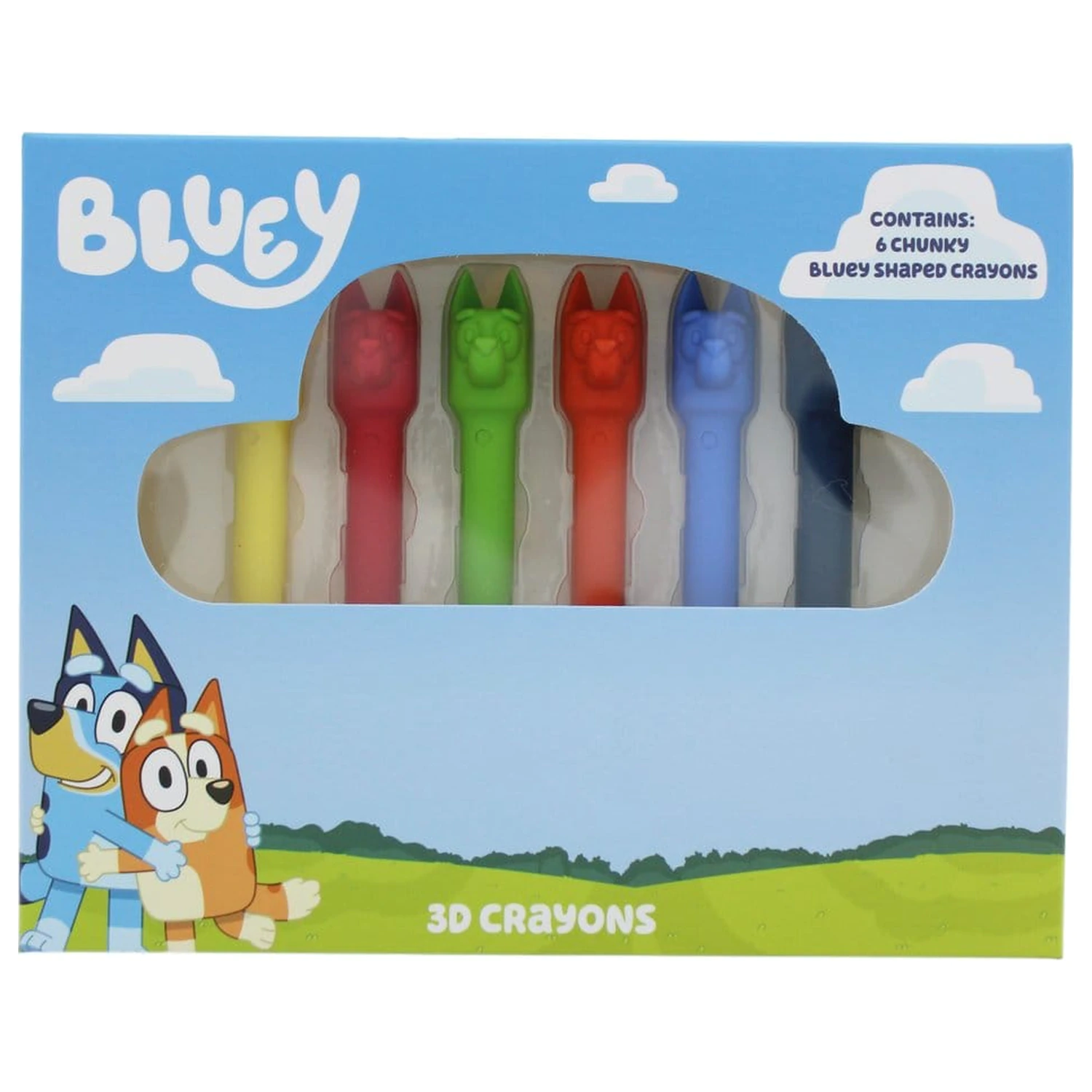 Bluey Cretă cerată 6 bucăți poza produsului