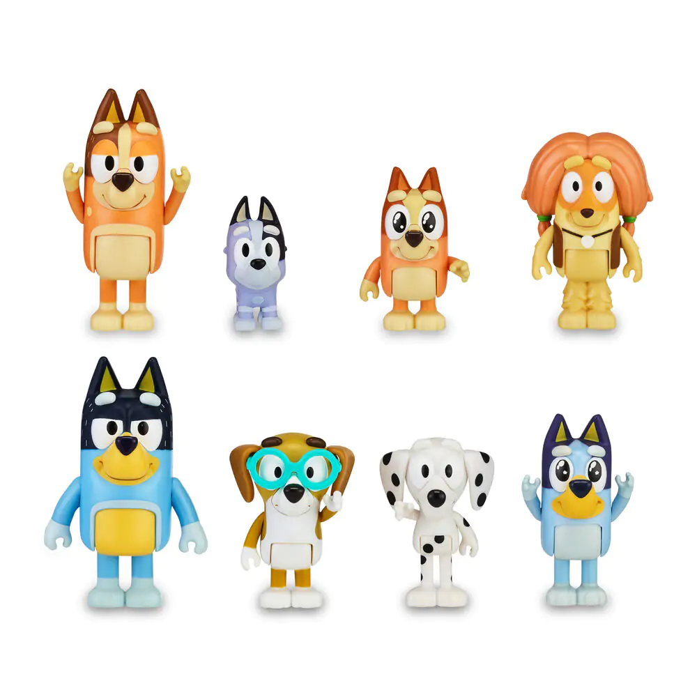 Set figurine de acțiune Bluey 8 piese poza produsului