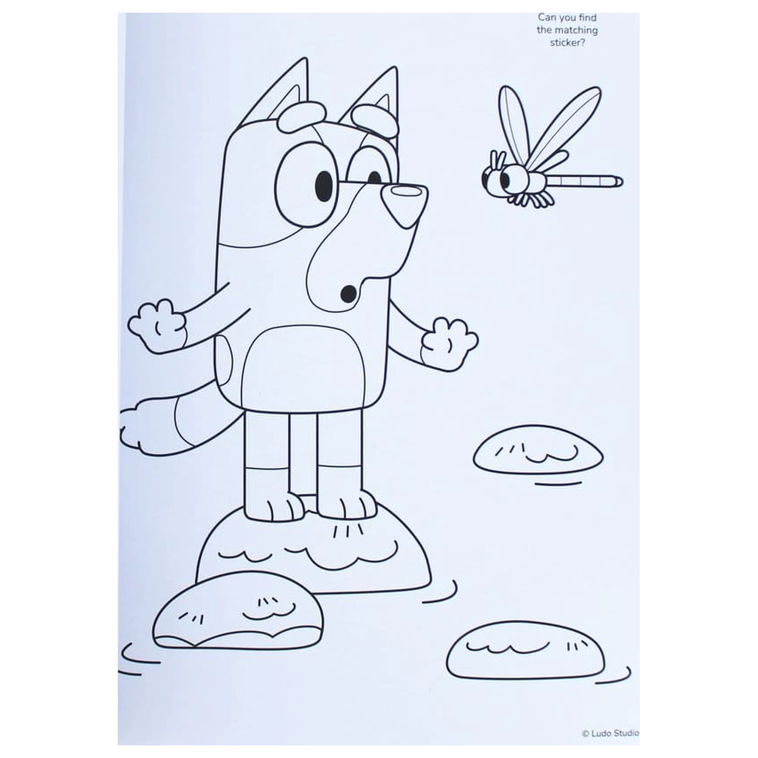 Bluey Carte de colorat A4 & Set de stickere poza produsului