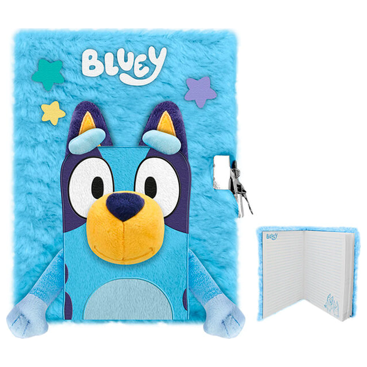 Bluey A5 caiet plușat poza produsului