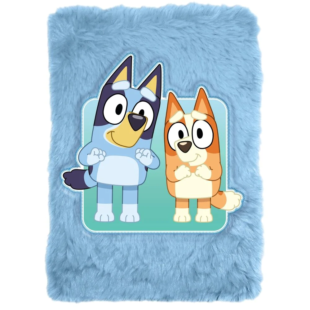 Bluey A5 notebook plușat poza produsului