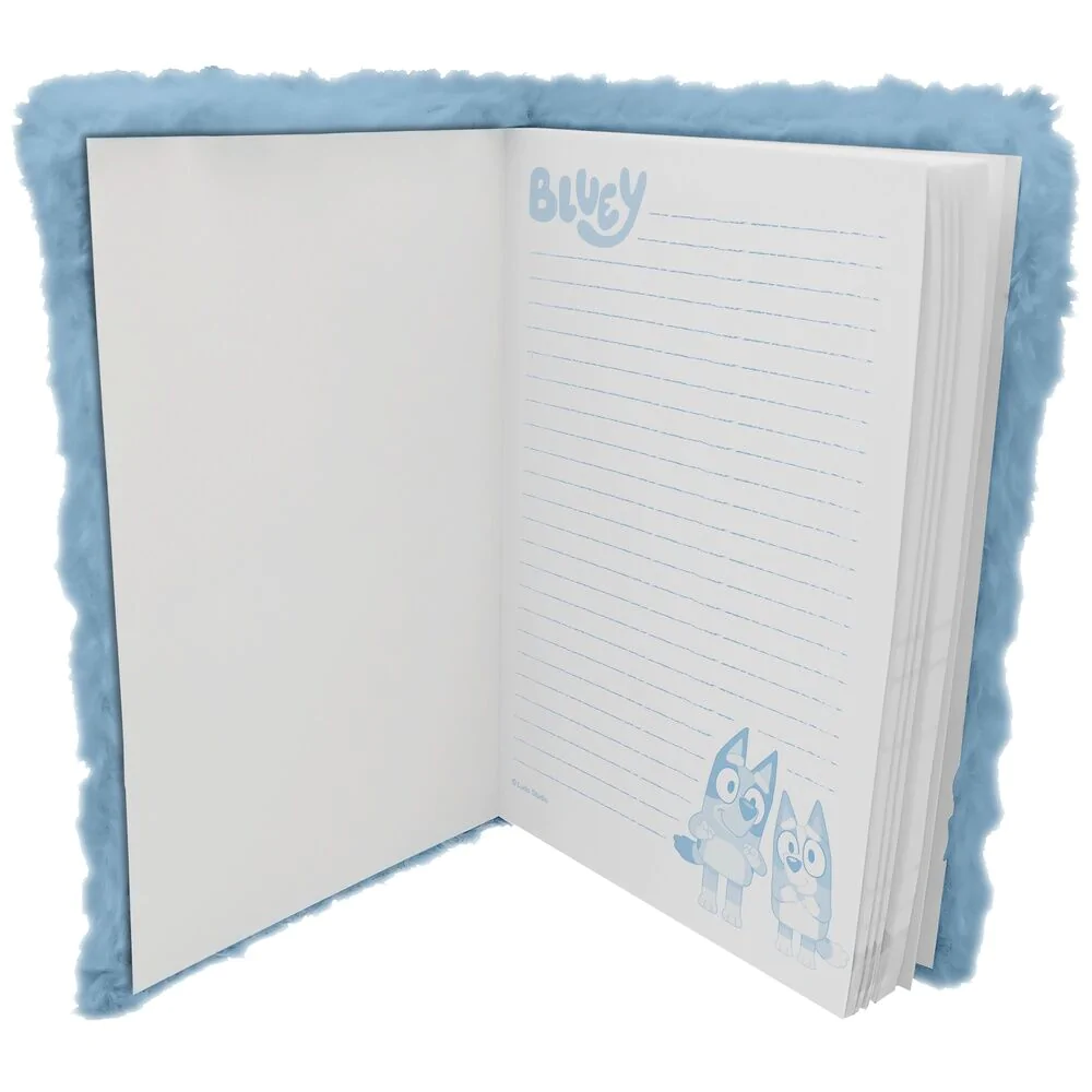Bluey A5 notebook plușat poza produsului