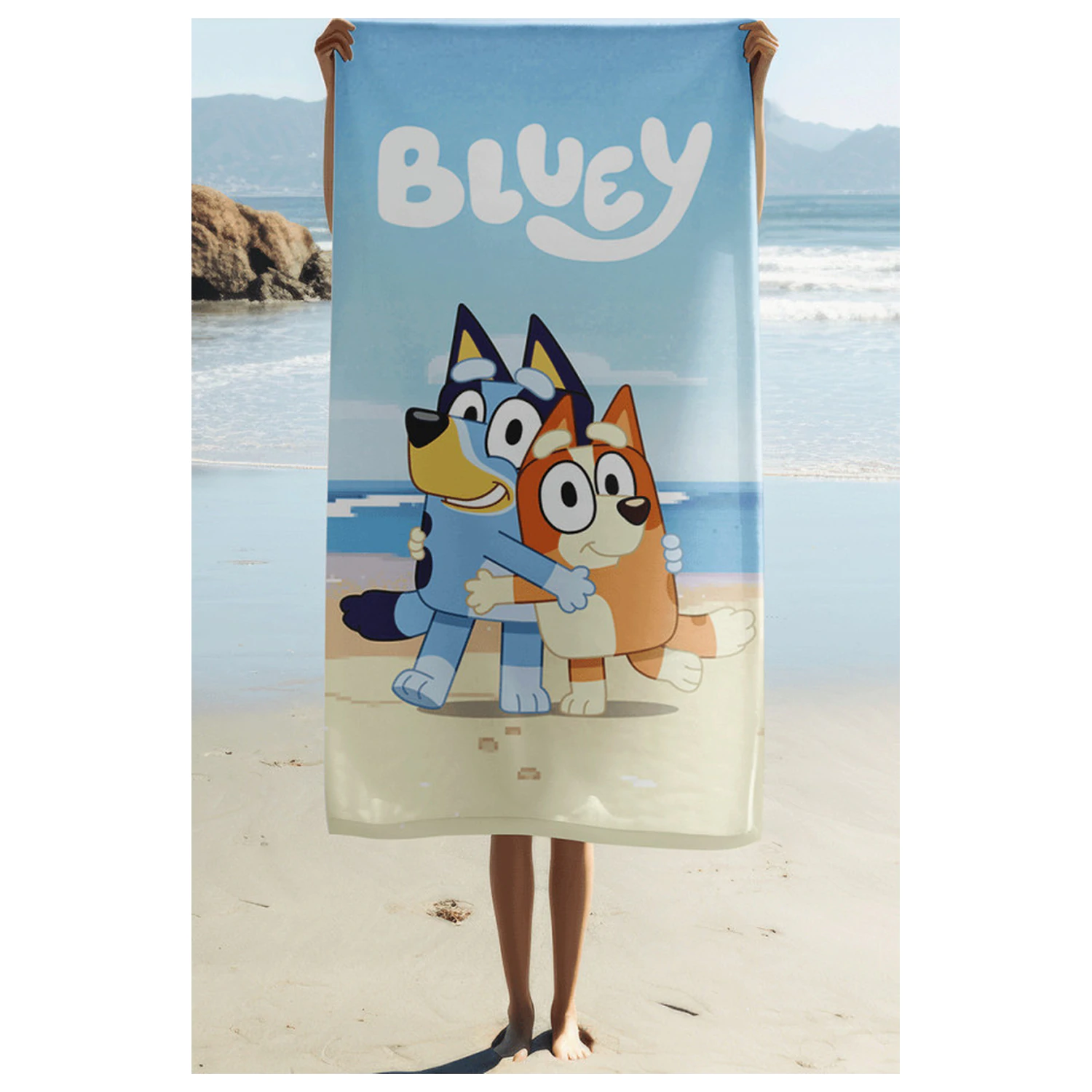 Bluey Beach Hug Proso 70x140cm poza produsului