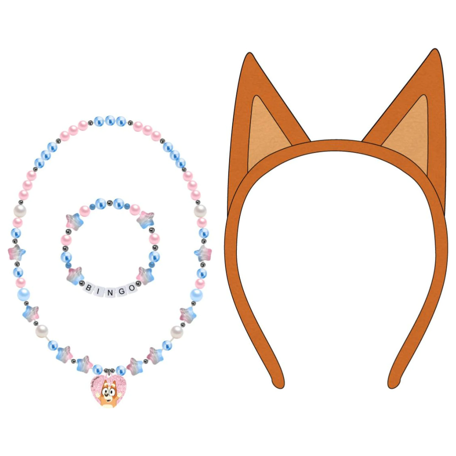 Bluey Bingo set de bijuterii si bentita poza produsului