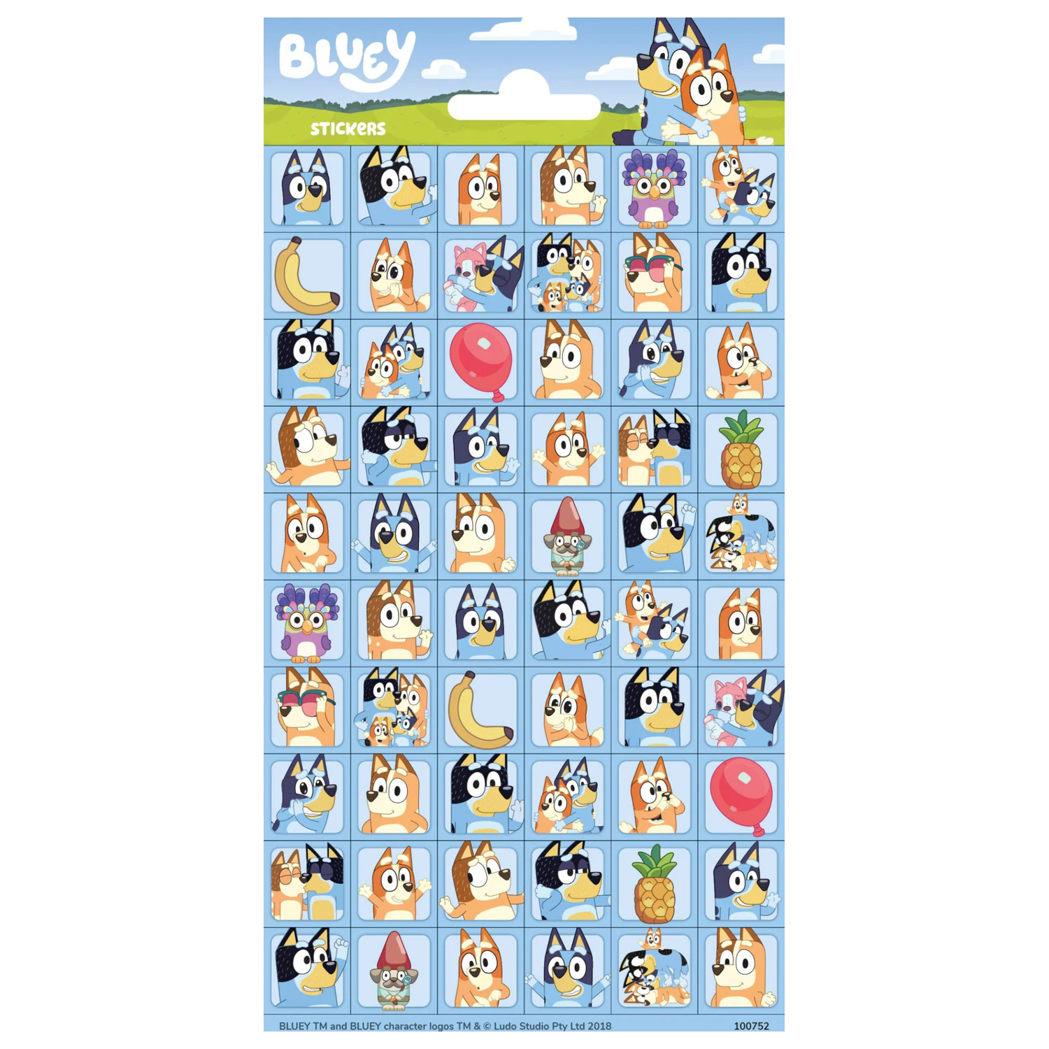 Bluey Bingo mini set autocolante poza produsului