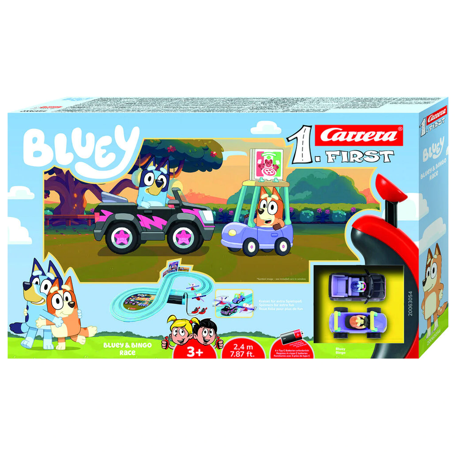 Bluey - circuit de curse Bluey si Bingo poza produsului