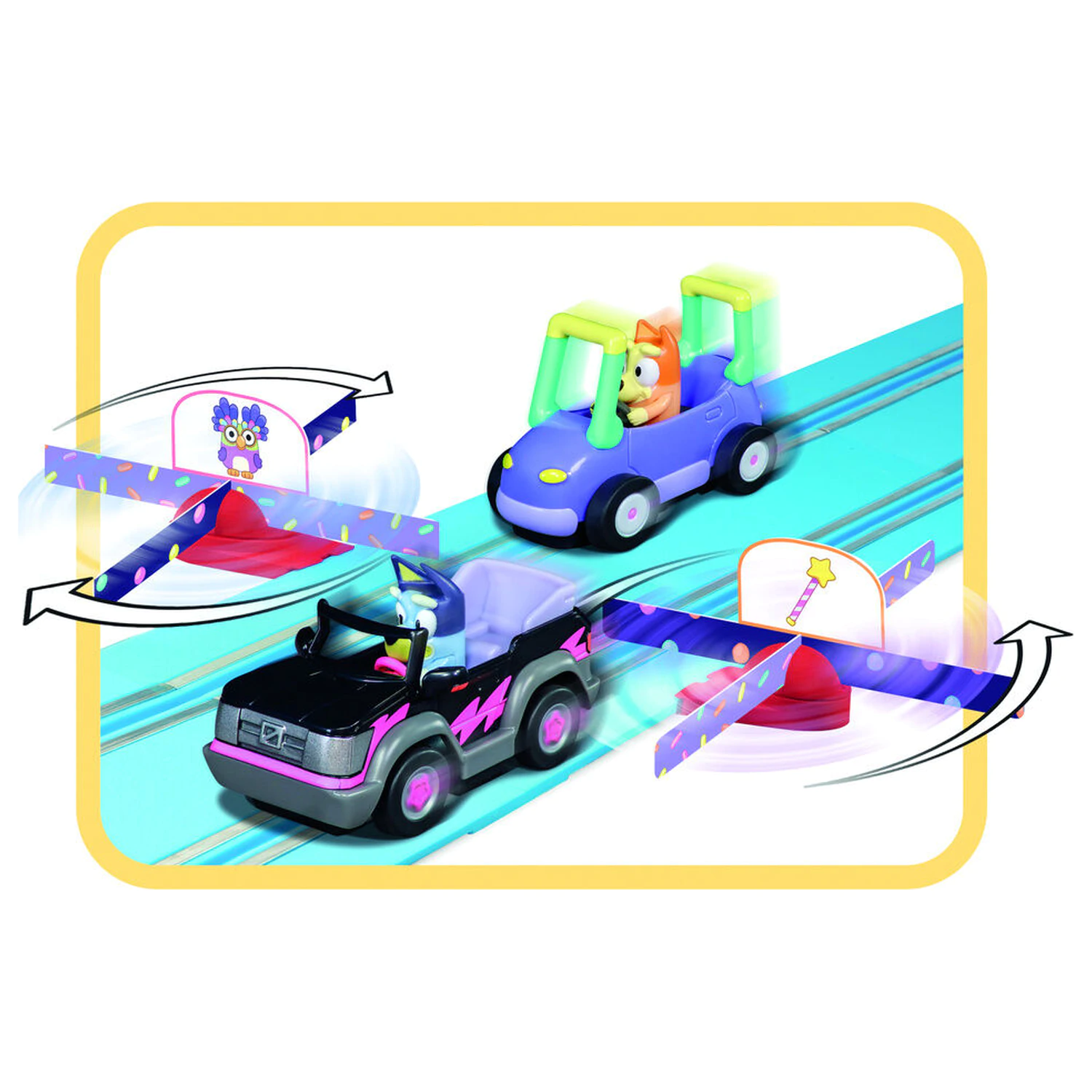 Bluey - circuit de curse Bluey si Bingo poza produsului