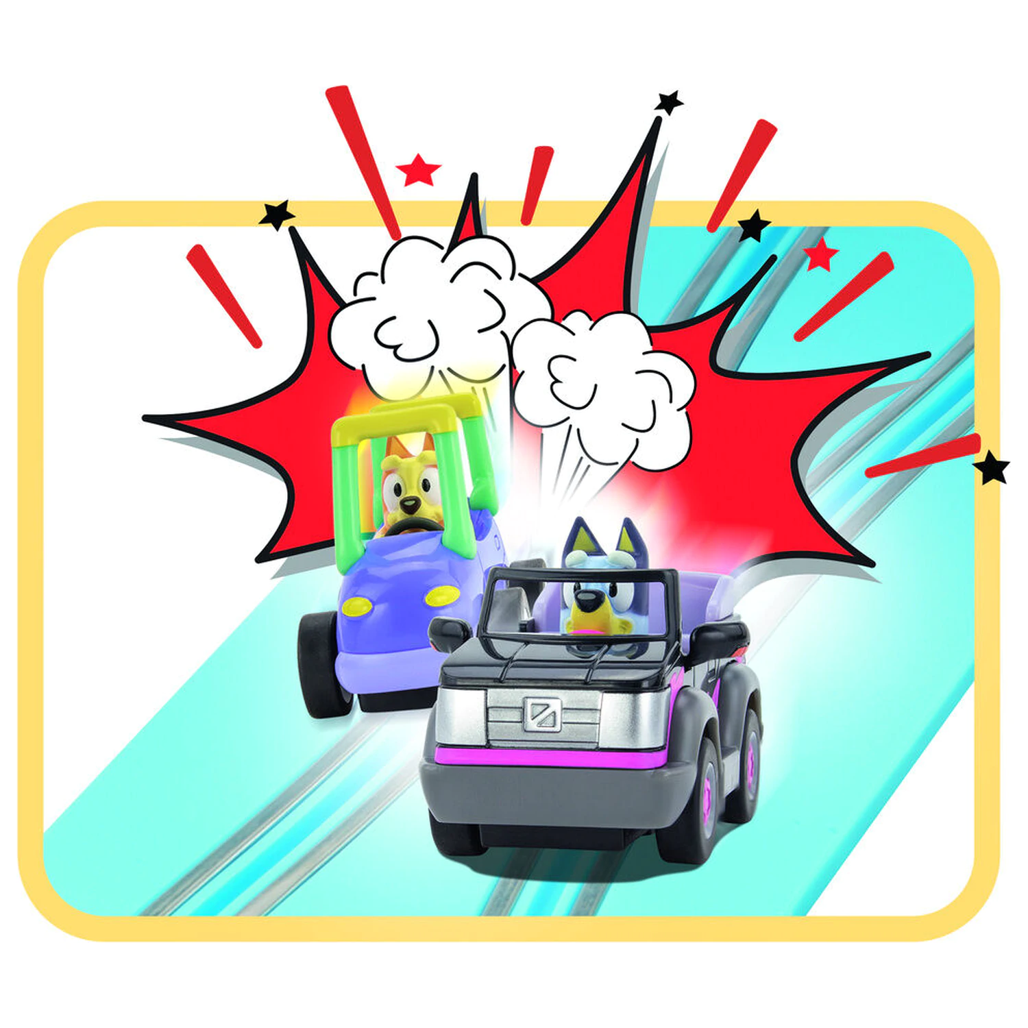 Bluey - Bluey & Bingo Let's Racing circuit poza produsului