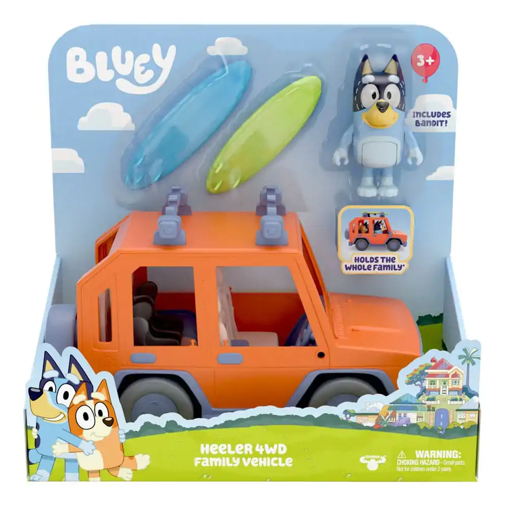 Figurină de acțiune Bluey cu Vehicul Bluey Family Cruiser poza produsului