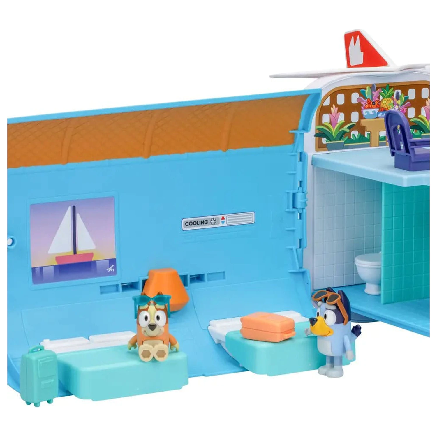 Bluey Mini Figurina Set de Joaca Bluey Holiday Set 3 in 1 poza produsului