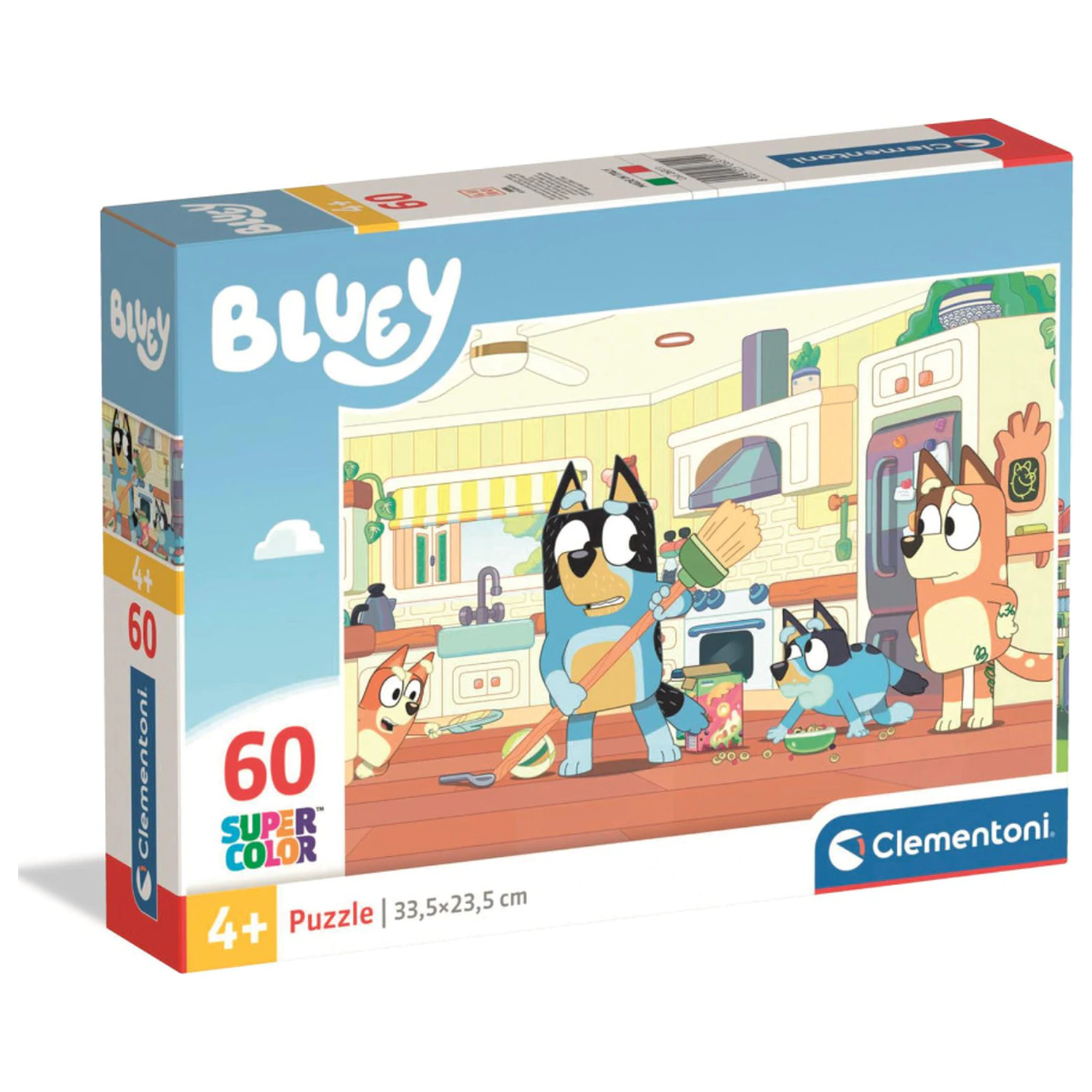Bluey Cleaning puzzle de 60 de piese poza produsului
