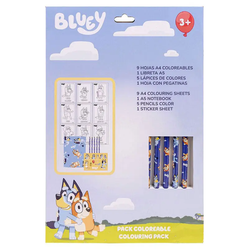 Set de papetărie de colorat Bluey poza produsului