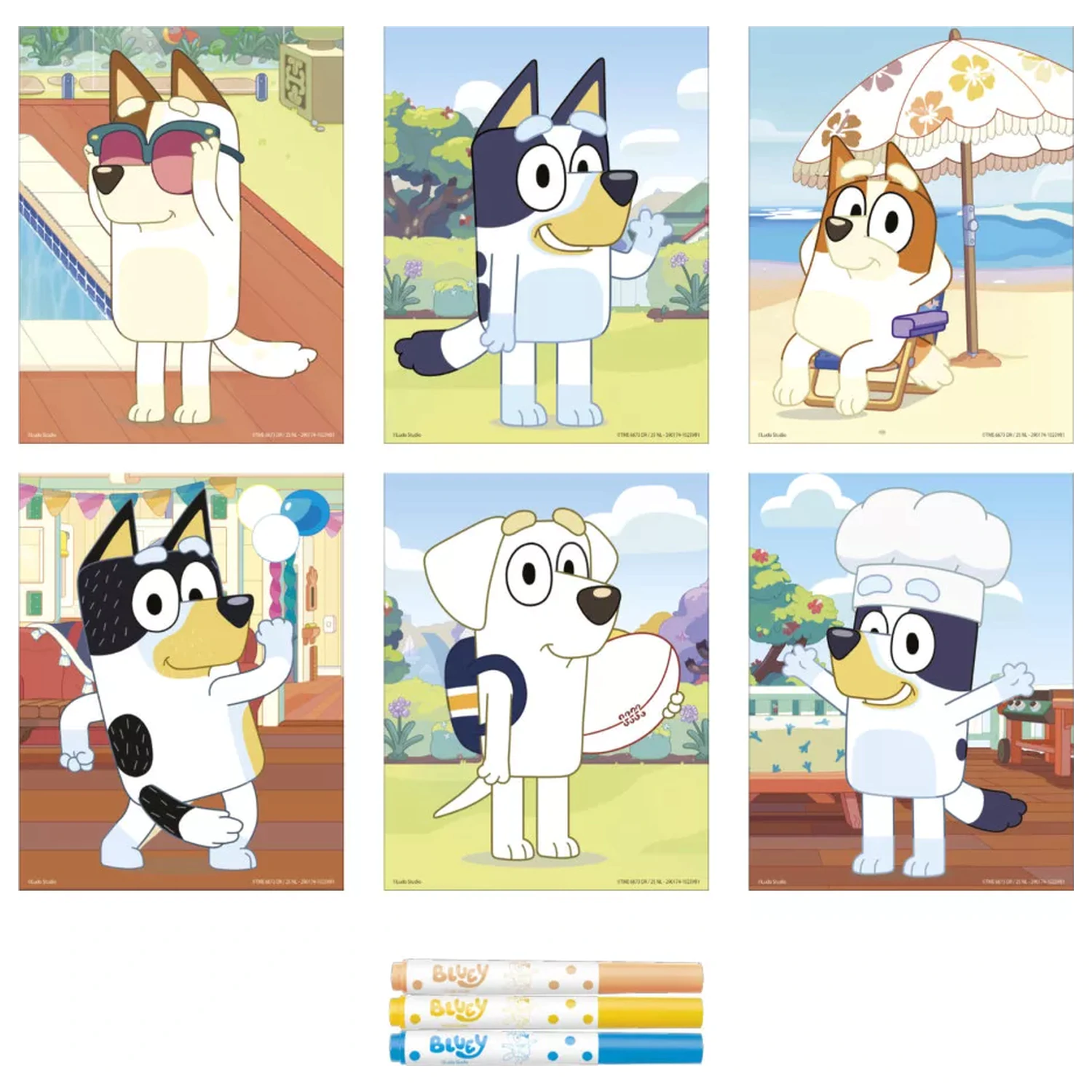 Bluey Set creativ Cool 2 in 1 poza produsului