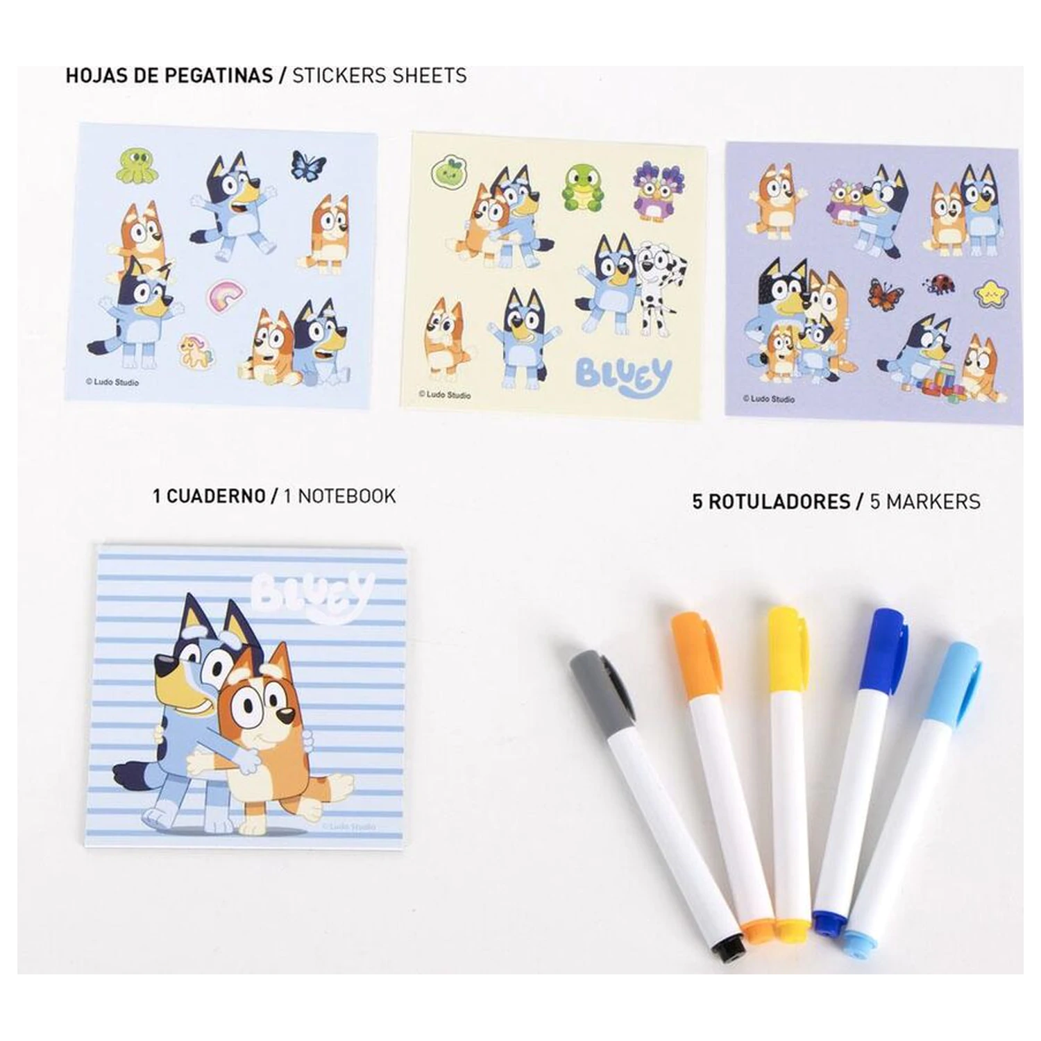 Bluey set rucsac DIY poza produsului