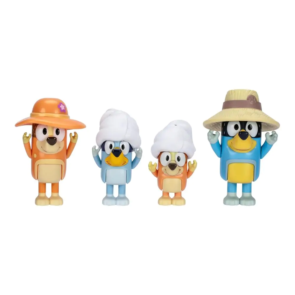 Bluey Family Trip pack 4 figurine poza produsului