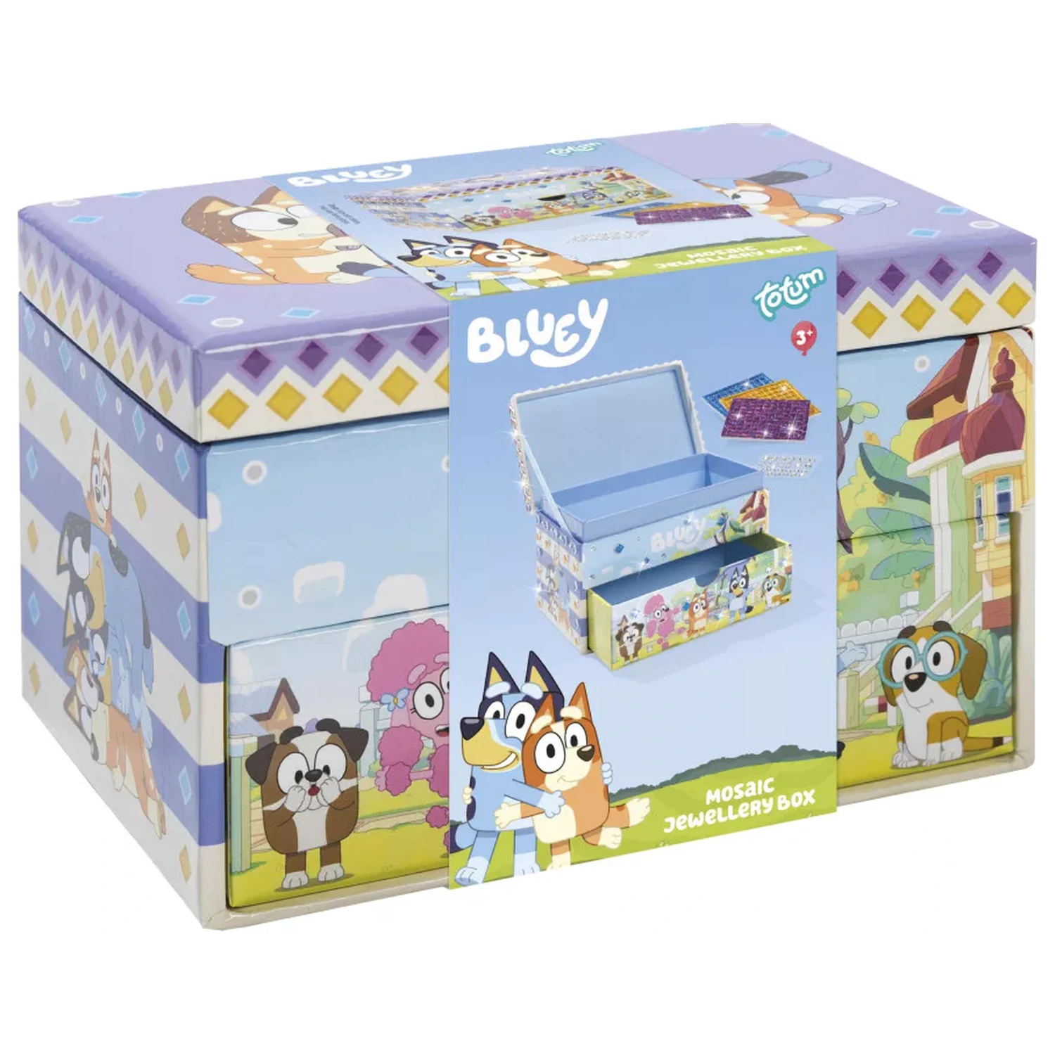 Bluey Friends Mosaic Cutie pentru bijuterii poza produsului