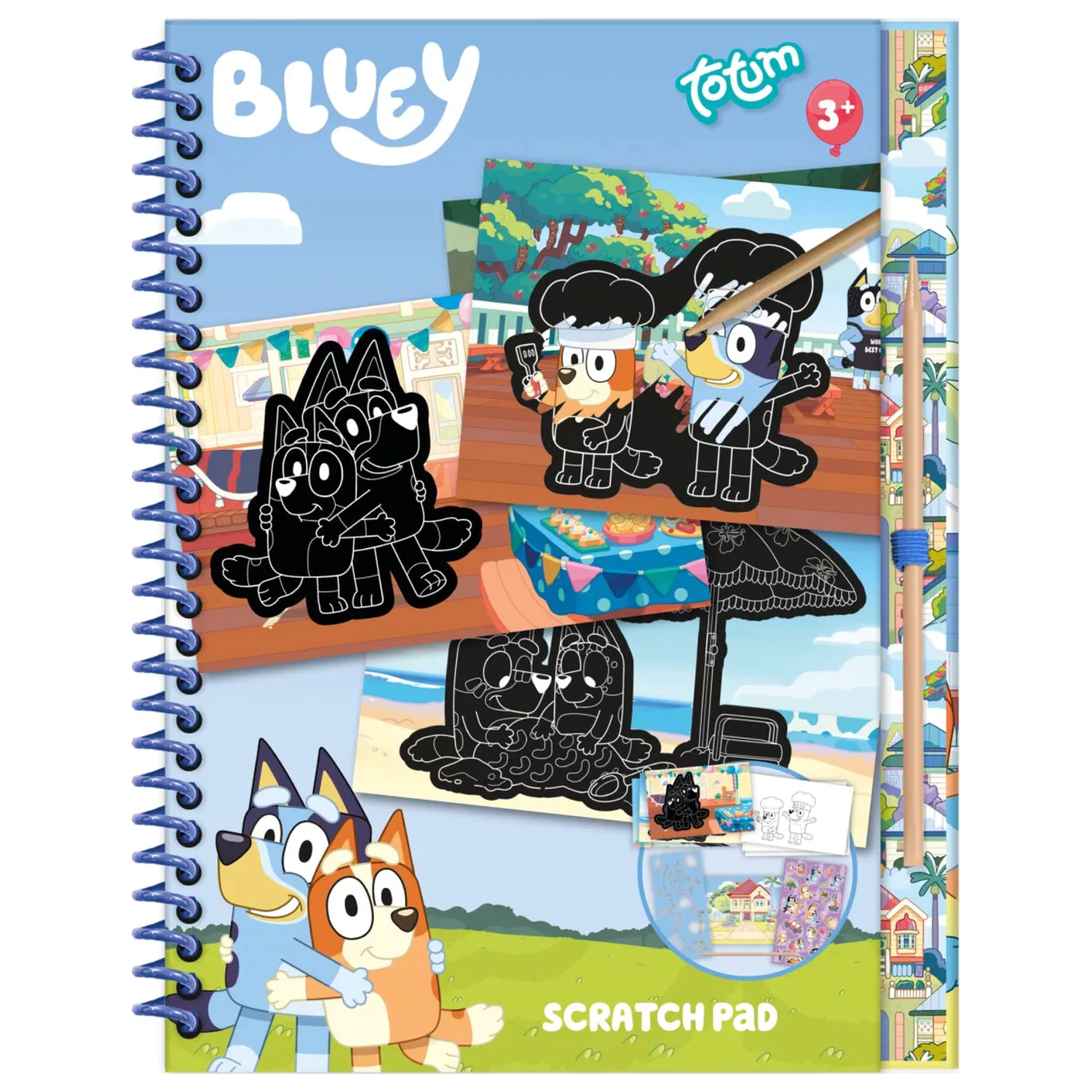 Bluey Fun Scratch Art Kit si Set de activitati poza produsului