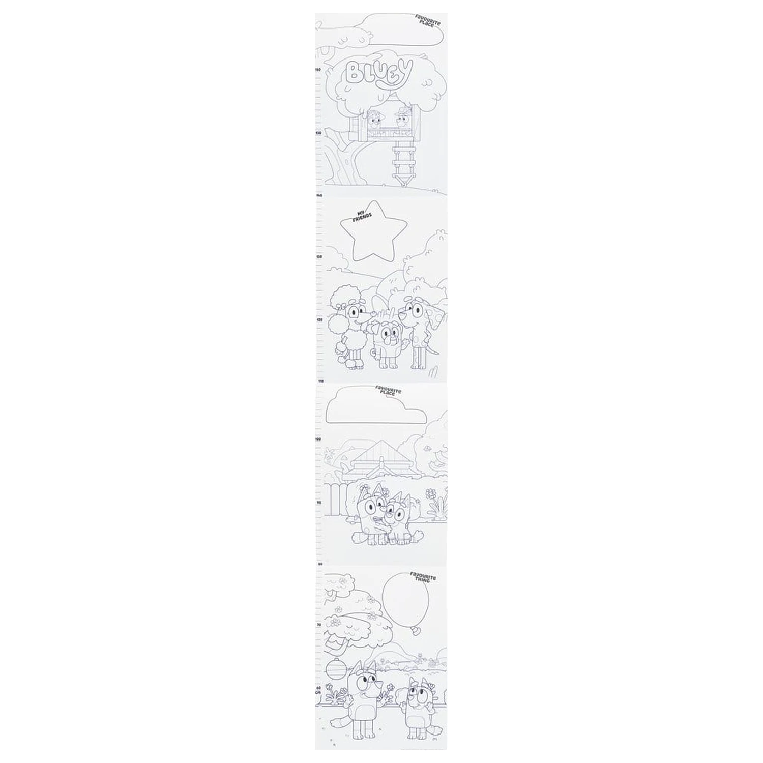 Bluey Growth Chart poza produsului