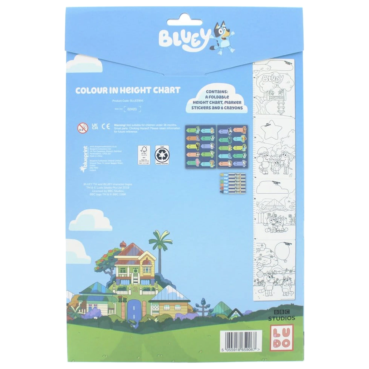 Bluey Growth Chart poza produsului