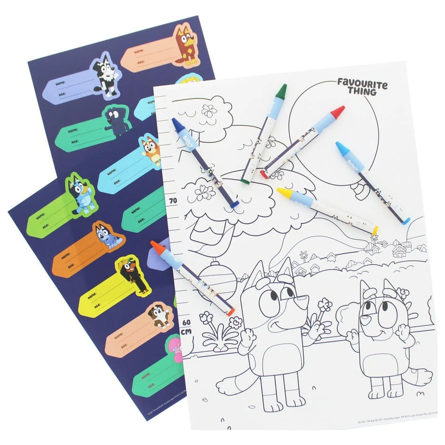 Bluey Growth Chart poza produsului