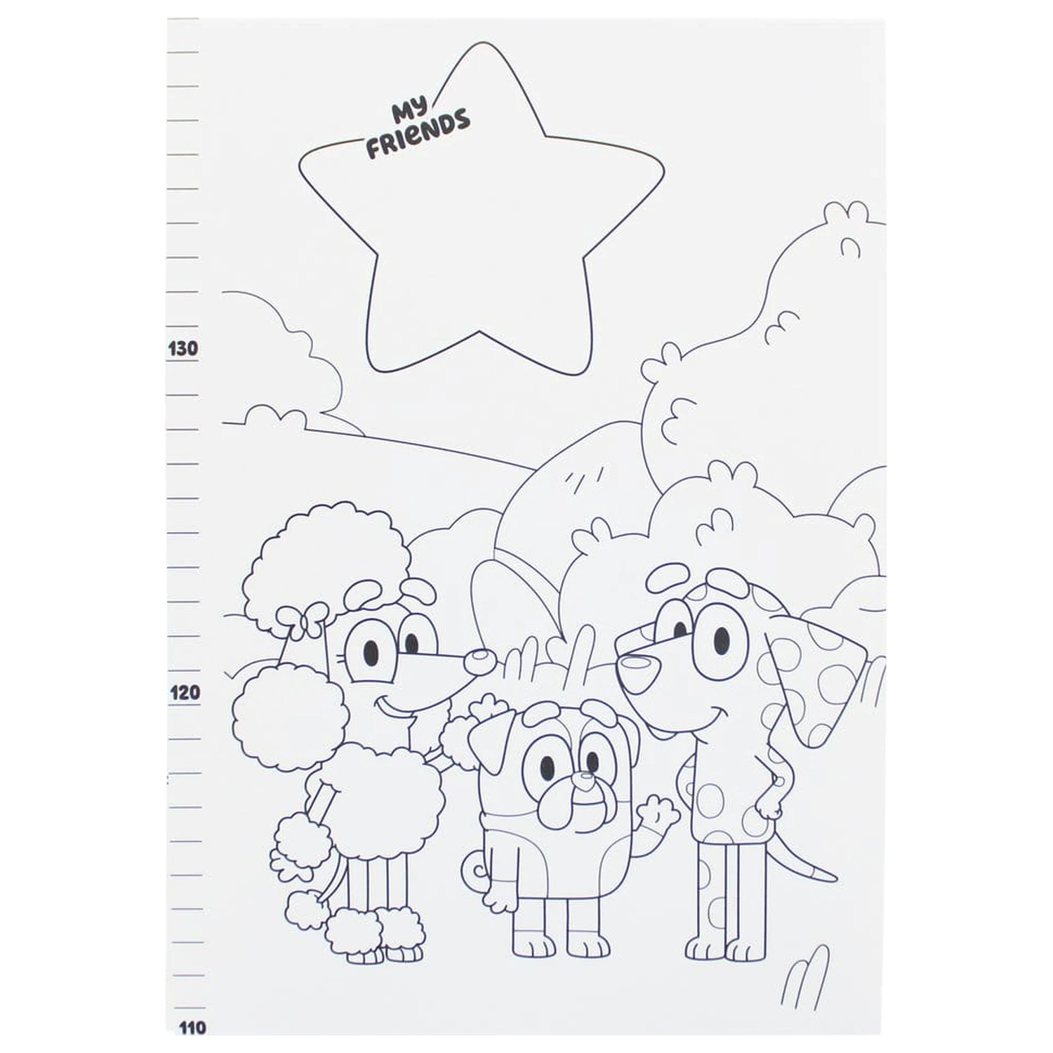 Bluey Growth Chart poza produsului