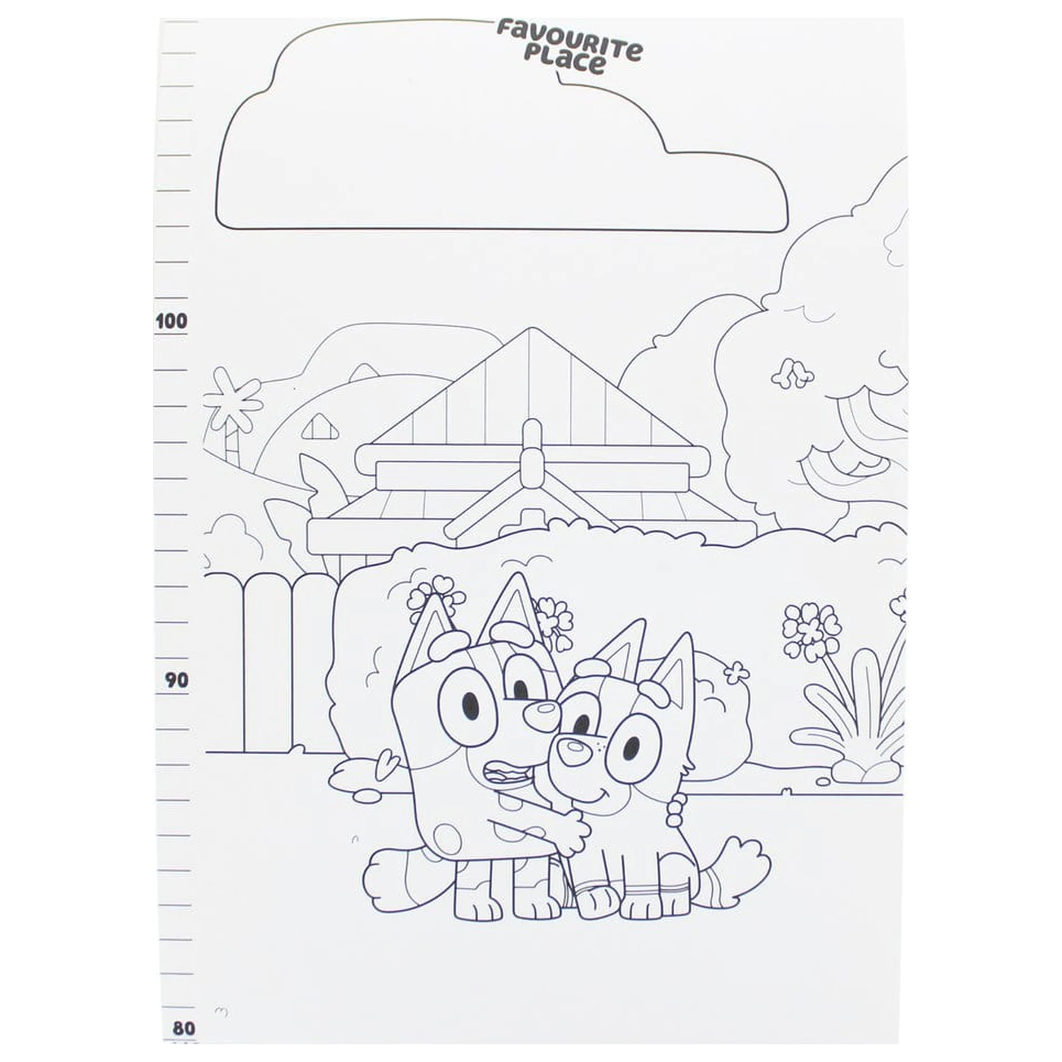 Bluey Growth Chart poza produsului