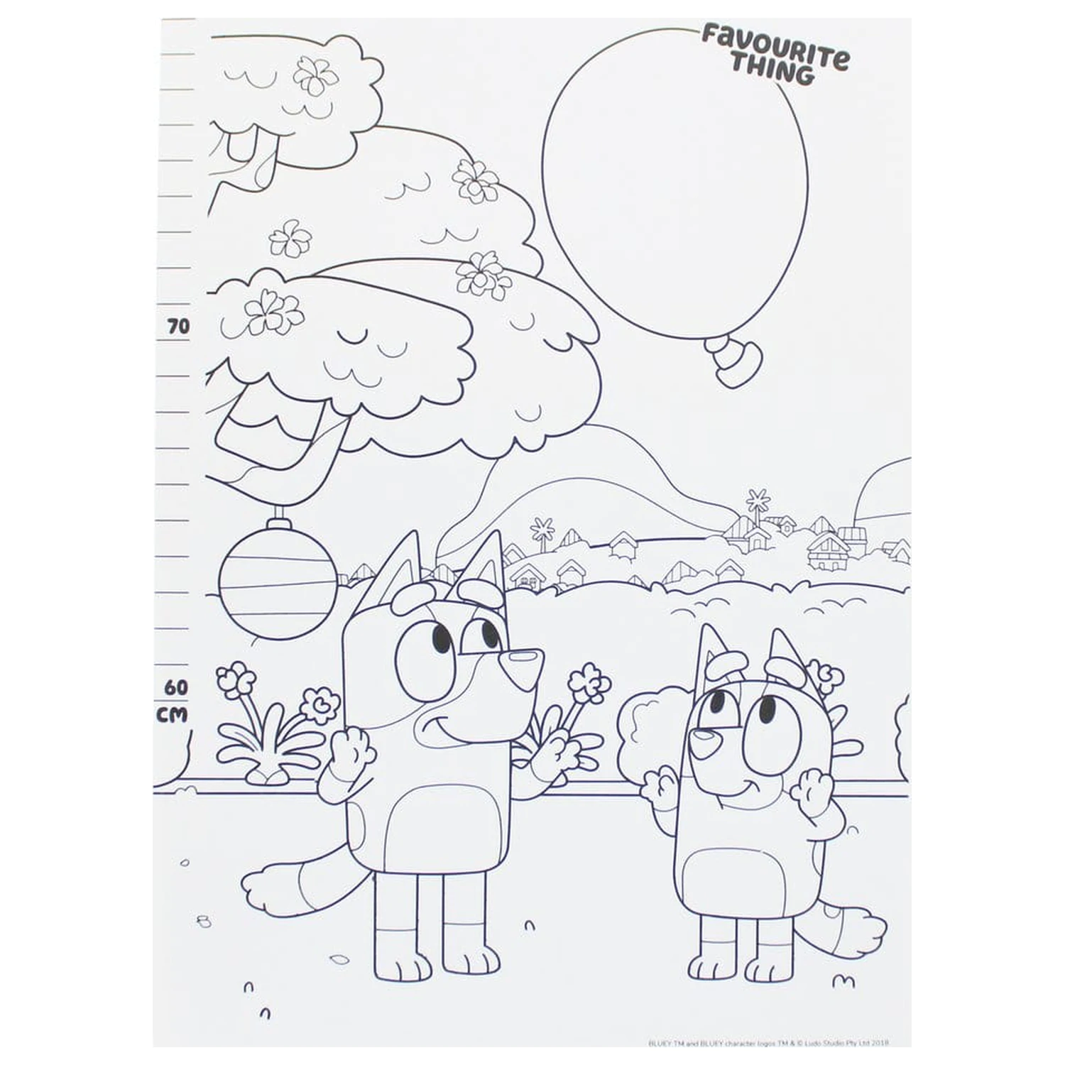 Bluey Growth Chart poza produsului
