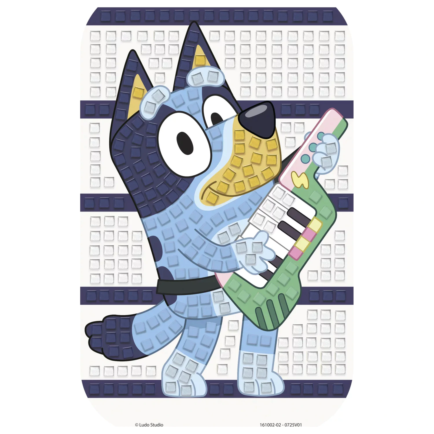 Bluey chitara mozaic de spuma set creativ poza produsului