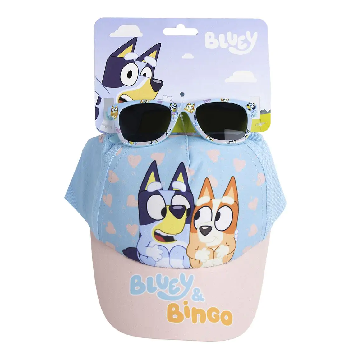 Bluey Set șapcă pentru copii și set de ochelari de soare poza produsului