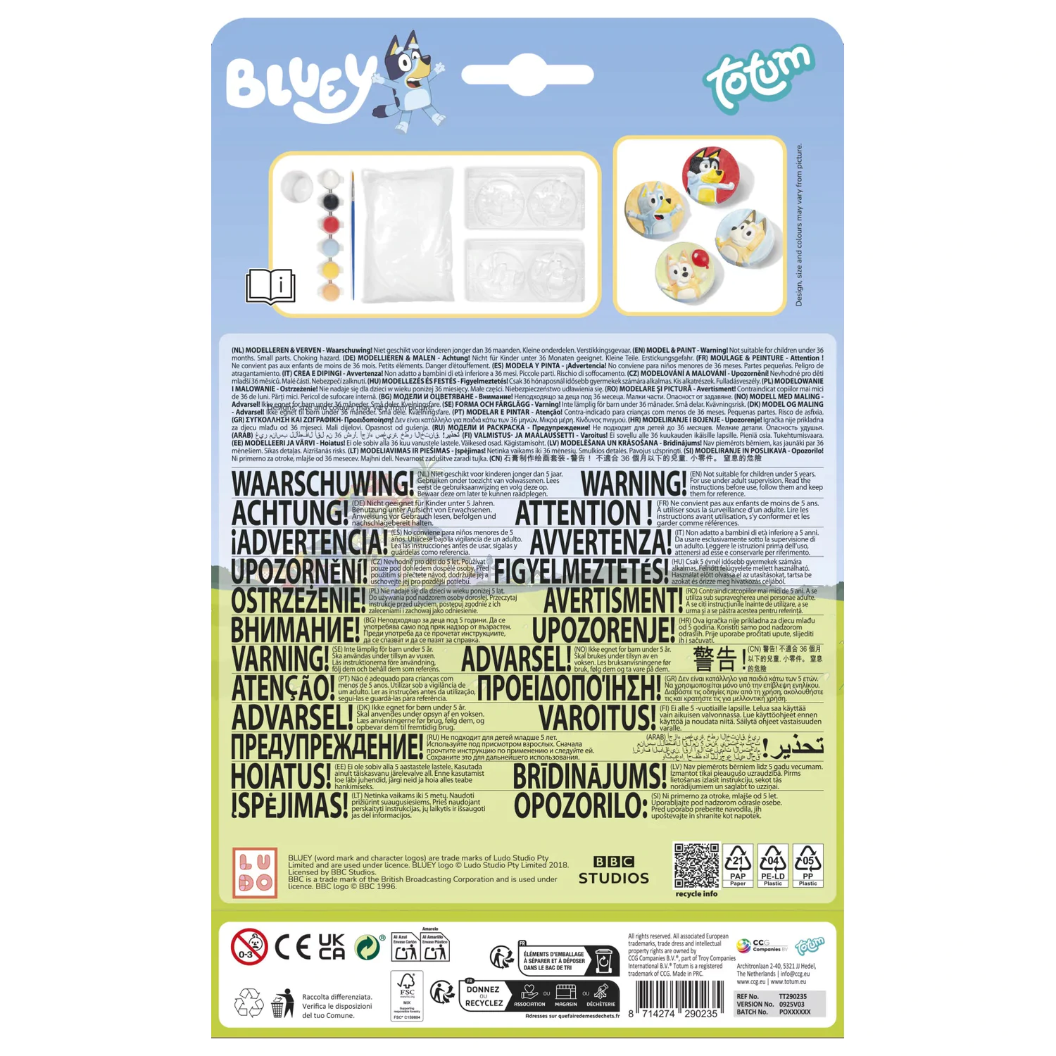 Bluey Set pentru mulaj si ipsos Happy Plaster poza produsului